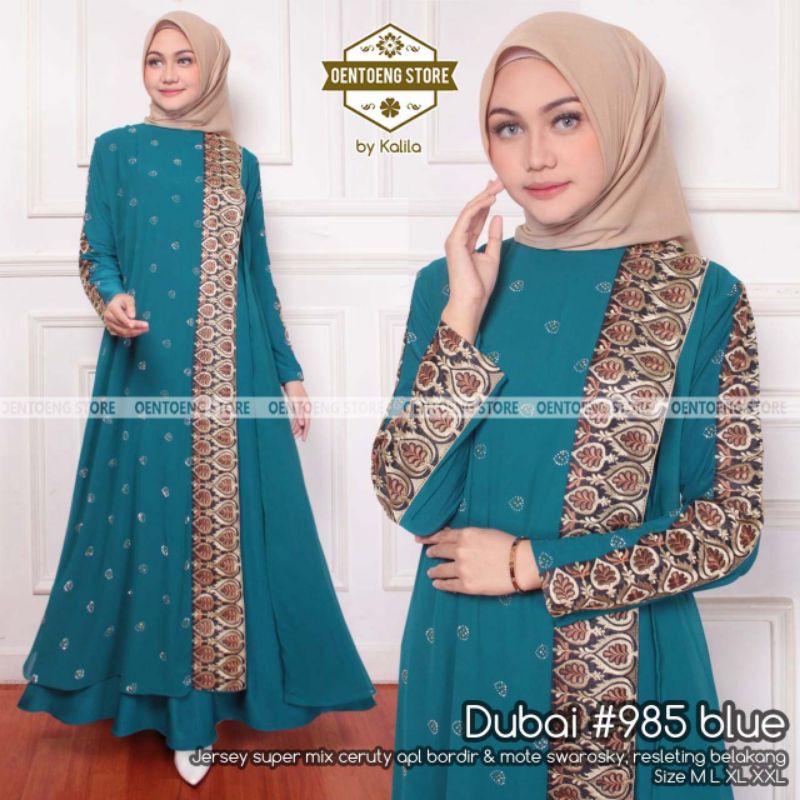 ABAYA ARABIAN SERI DUBAI/ GAMIS ARABIAN