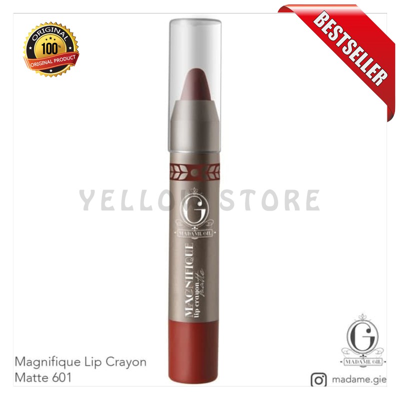 MADAME GIE MAGNIFIQUE LIP CRAYON MATTE - LIP CRAYON MATTE MADAME GIE [YELLOW STORE]