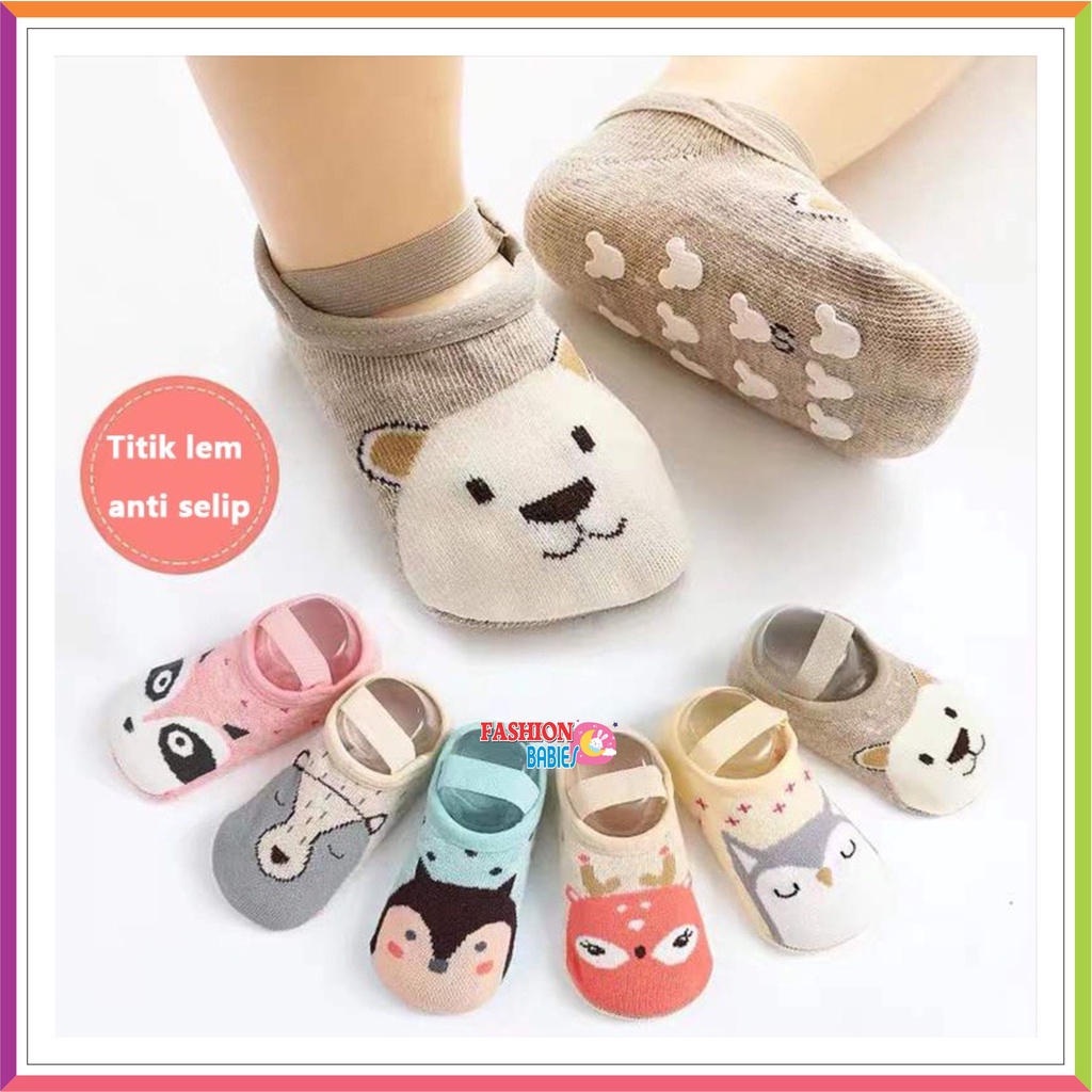 ❤ Fashionbabies ❤ KAOSKAKI STRAP IMPORT BABY ANTISELIP / KAOS KAKI