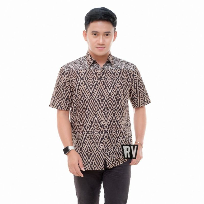 Rama Shinta Couple - Melani Set Couple Lilit Rovella Batik Couple Modern top 1-pria wajik