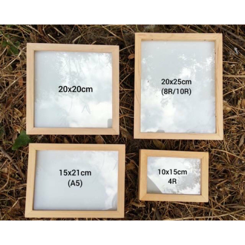 Pigura Scrapframe 3D Kayu Minimalis (3cm)