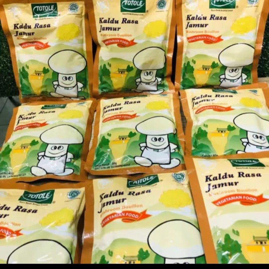 Totole Kaldu Jamur Vegetarian Penyedap Masakan Makanan Dapur Halal 80gr