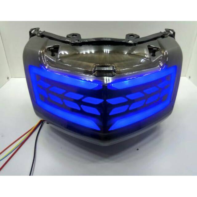 STOPLAMP NMAX BIRU SEN RUNNING FLASH