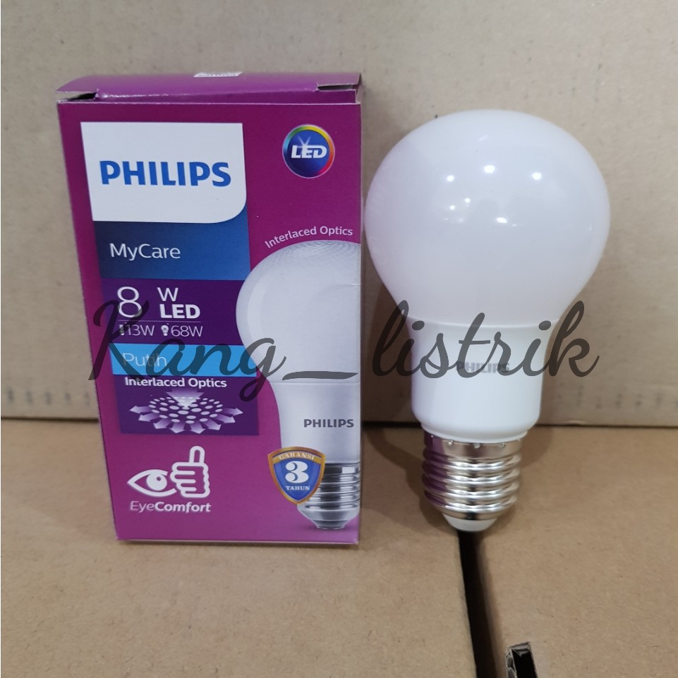 Lampu LED Philips 8W / Philips LED 8W MyCare