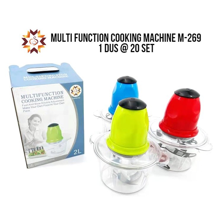 Blender Daging/ Blender Plastik/ Penggiling Daging Pisau Warna/ Blender Multifungsi