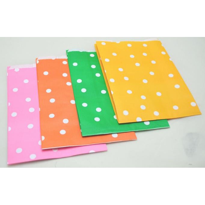 

Paper Bag Kantong Kertas Polkadot Orange