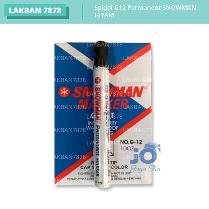 

SPIDOL G12 PERMANENT SNOWMAN G 12 / Marker Permanen