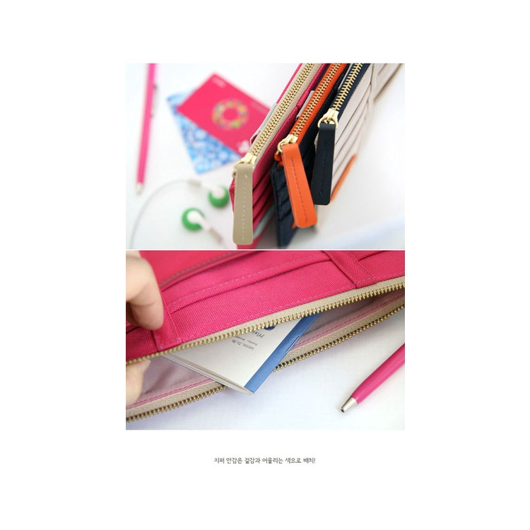 1pc Tas Pouch Penyimpanan Kacamata / Pulpen / Kartu Multifungsi Untuk Sun Visor Mobil