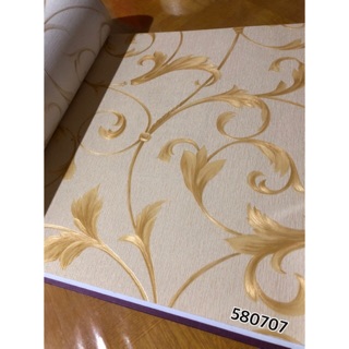 Wallpaper Dinding motif Ulir Daun Coklat Gold Elegan Wallpaper Dinding motif Ulir Daun Coklat Gold Elegan