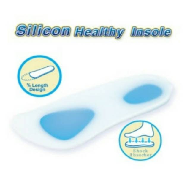 DR KONG SILICONE INSOLE 3/4 LENGTH SILICON SILIKON