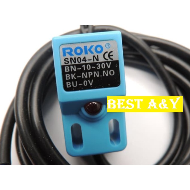 ROKO Sensor Proximity SN04-N Metal Sensor Switch Deteksi Logam NPN NO