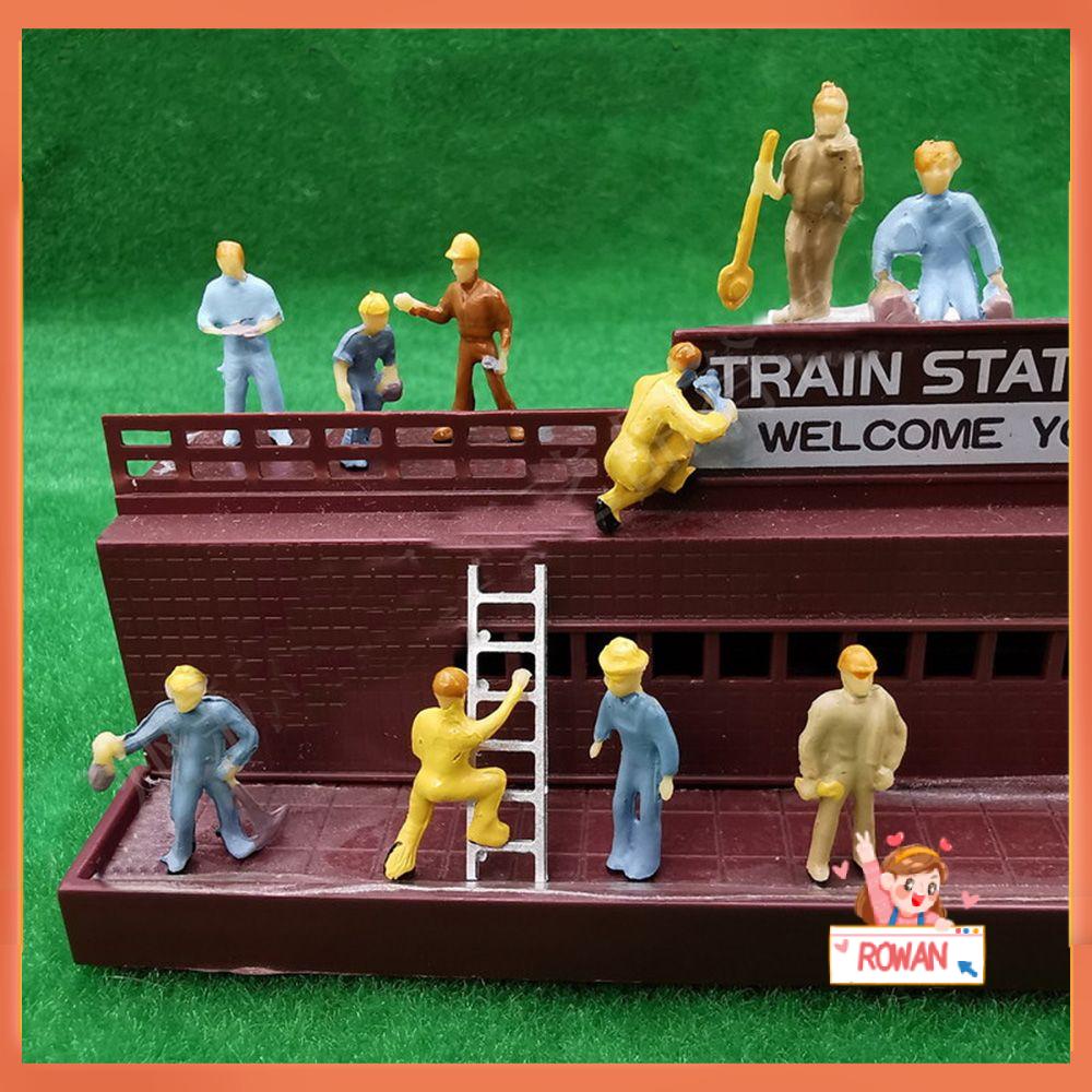 Action Figure Karakter Pose Bunga Bahan ABS Warna Campur