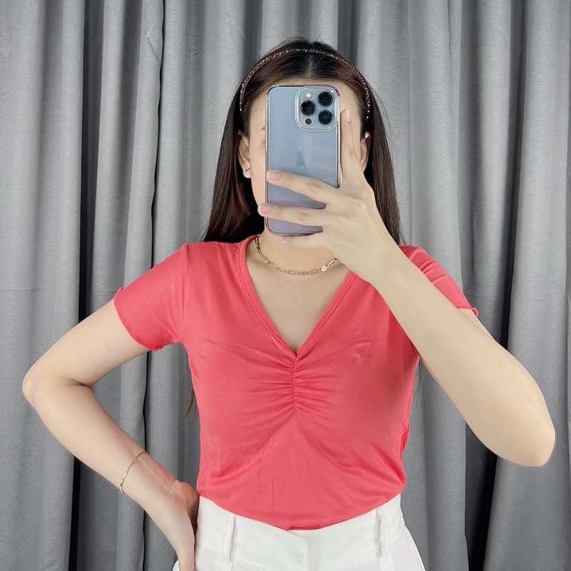 Ellie top 019 | Atasan wanita | kaos wanita kerut