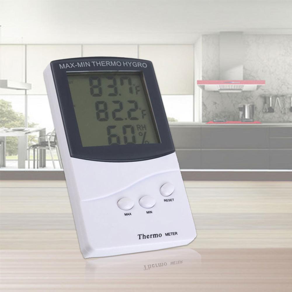 [Elegan] Thermometer Digital High Quality Pengukur Kelembaban Ruangan Outdoor Indoor