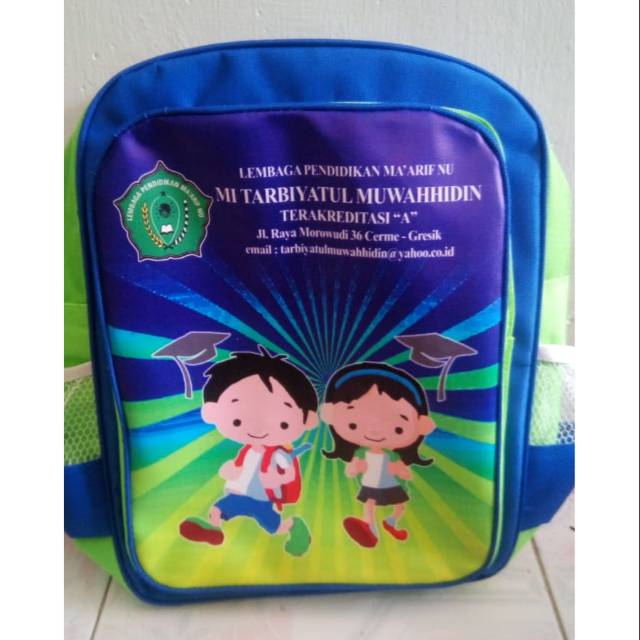 Tas sekolah custom design