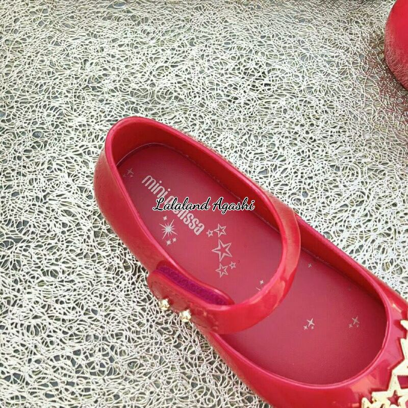 Sepatu Minimel Star Merah/sepatu anak melissa/sepatu jelly anak/sepatu melissa bintang