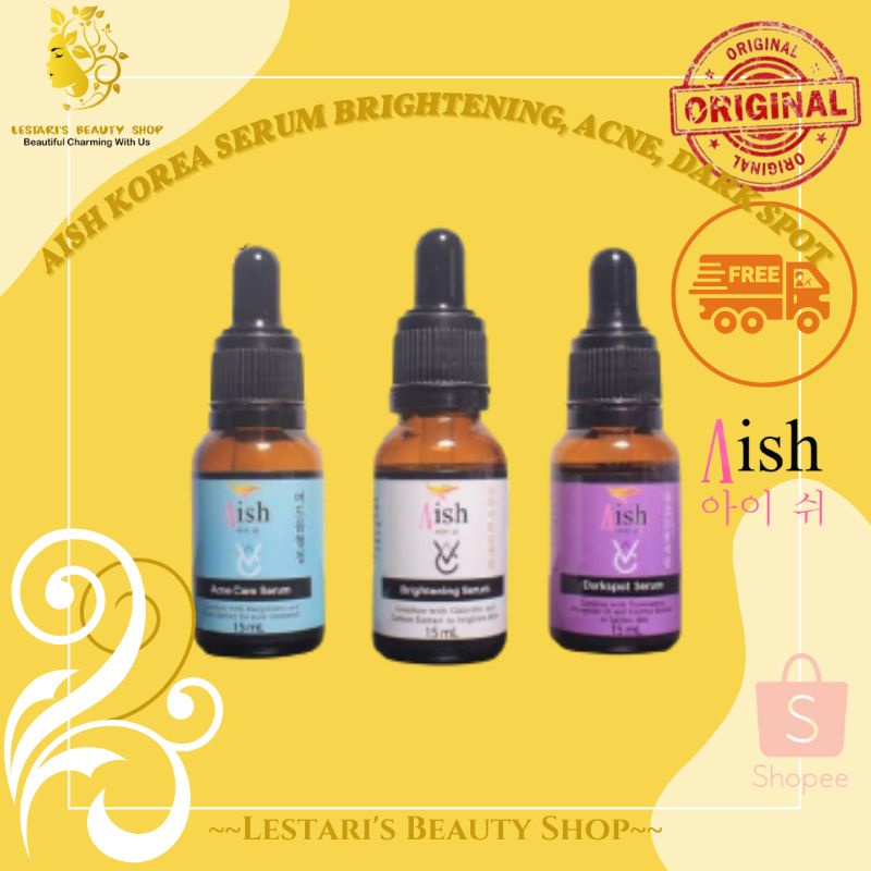 AISH KOREA SERUM BRIGHTENING ACNE DARK SPOT | AISH SERUM KOREA