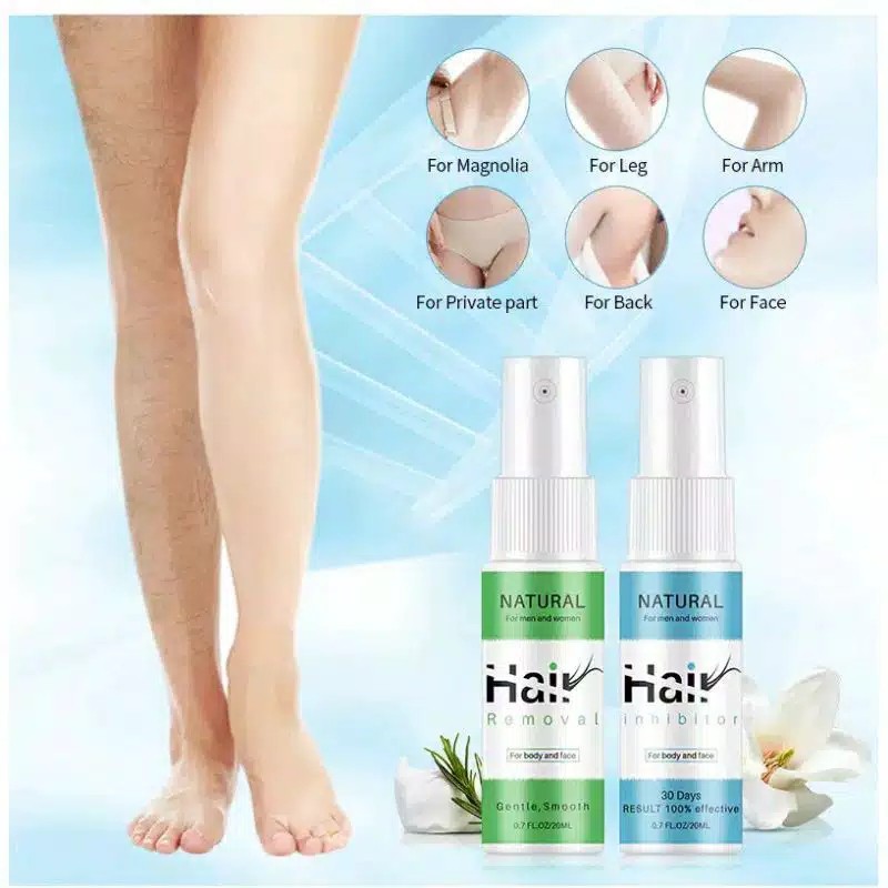 Spray Perontok Bulu , Penghilang Ketiak Kemaluan Kaki Miss V Hair Removal Depilatory Permanen PANSLY