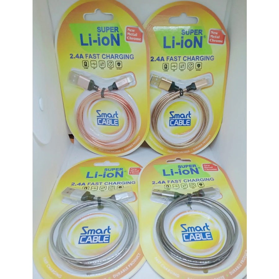 Kabel Super Li-ion CHROME 1 Meter Cable Data + Cas