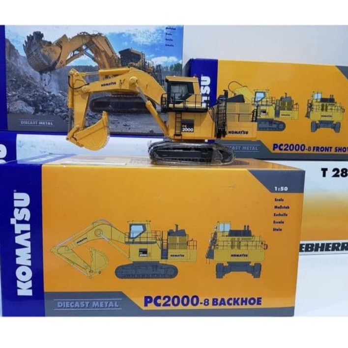 Jual Diecast Miniatur Alat Berat Tambang Komatsu Pc00 8 Backhoe Diecast Pajangan Harga Murah Shopee Indonesia