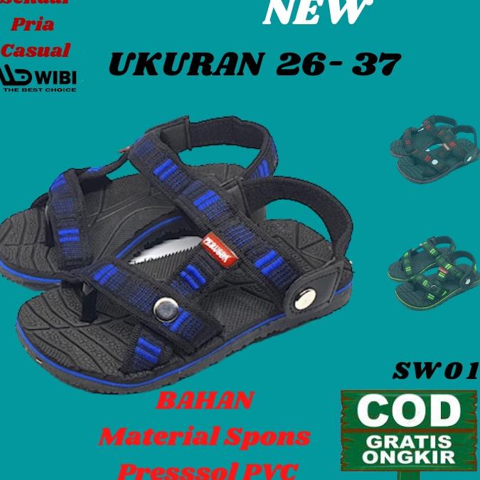 [] Sandal Selop Anak Cowok Sedal Sadal Gunung Ank Remaja Sendal Anak Laki Laki Tanggung Umur  3 4 5 