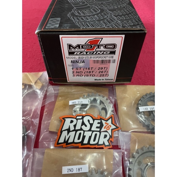 Gear Ratio Moto 1 Ninja Body Standar 201