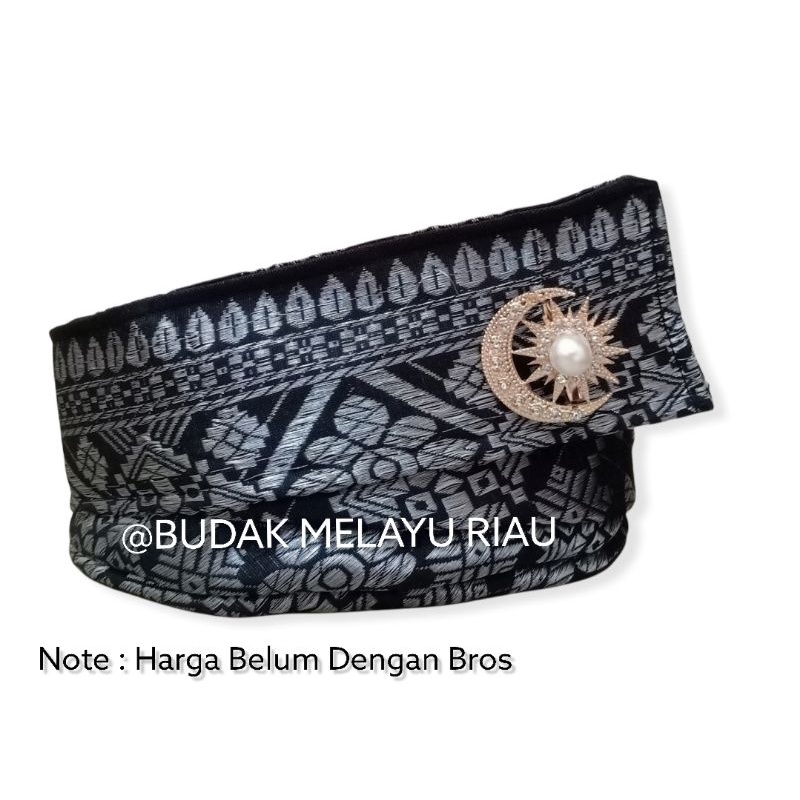TANJAK MELAYU FULL SONGKET IKAT DENDAM TAK SUDAH ORNAMEN KHAS MELAYU KUALITAS PREMIUM BUDAK MELAYU R