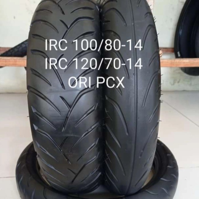 Ban IRC ukuran 100/80-120/70'14 Ban moto standar PCX
