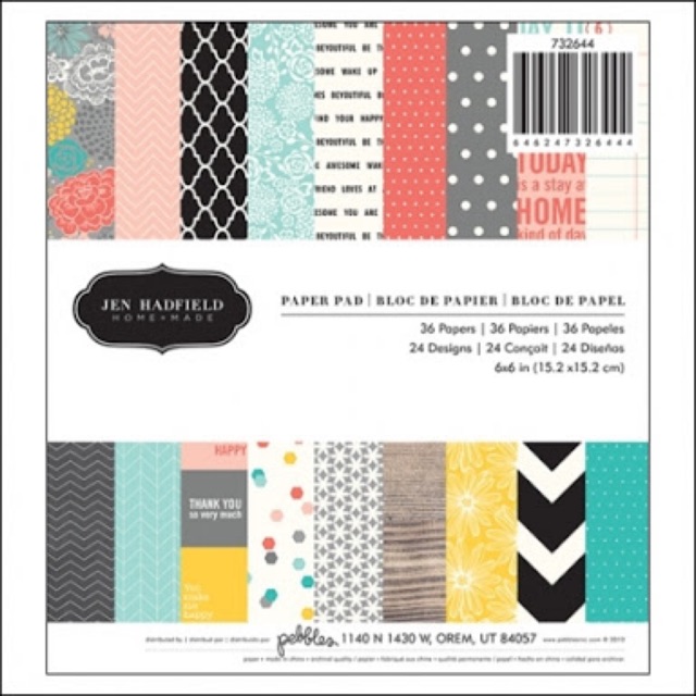 

Kertas Scrapbook paperpad 6x6 inch papercraft JEN HADFIELD paperpack DIY bujo planner journal