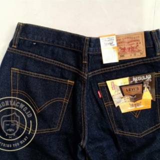  Grade Ori Celana  Pendek  Pria Jeans Levis  505 Standard 