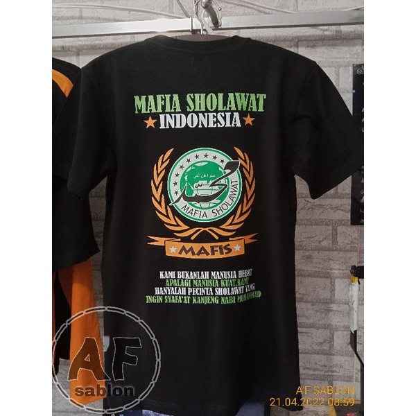 Kaos MAFIS mafia sholawat indonesia lengan pendek