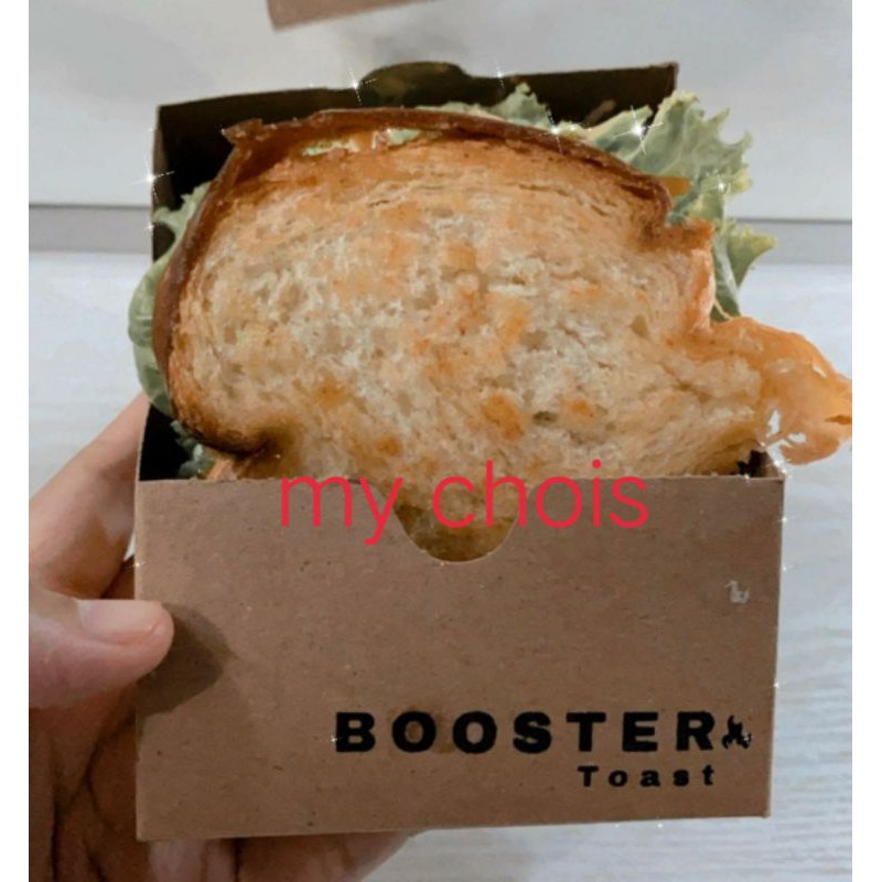 

dus box toast roti bakar plus sablon
