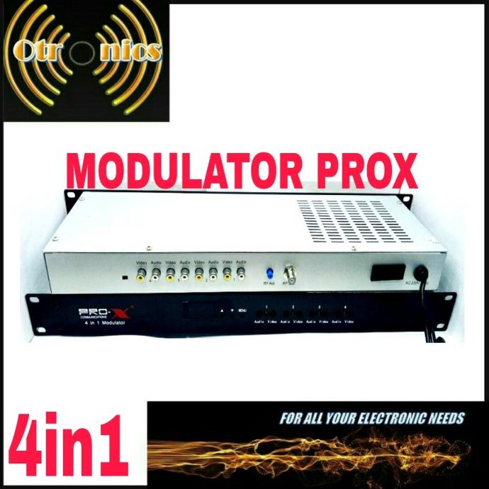 Modulator VHF 4 channel / modulator 4 in 1 otron1c5 Kualitas Baik