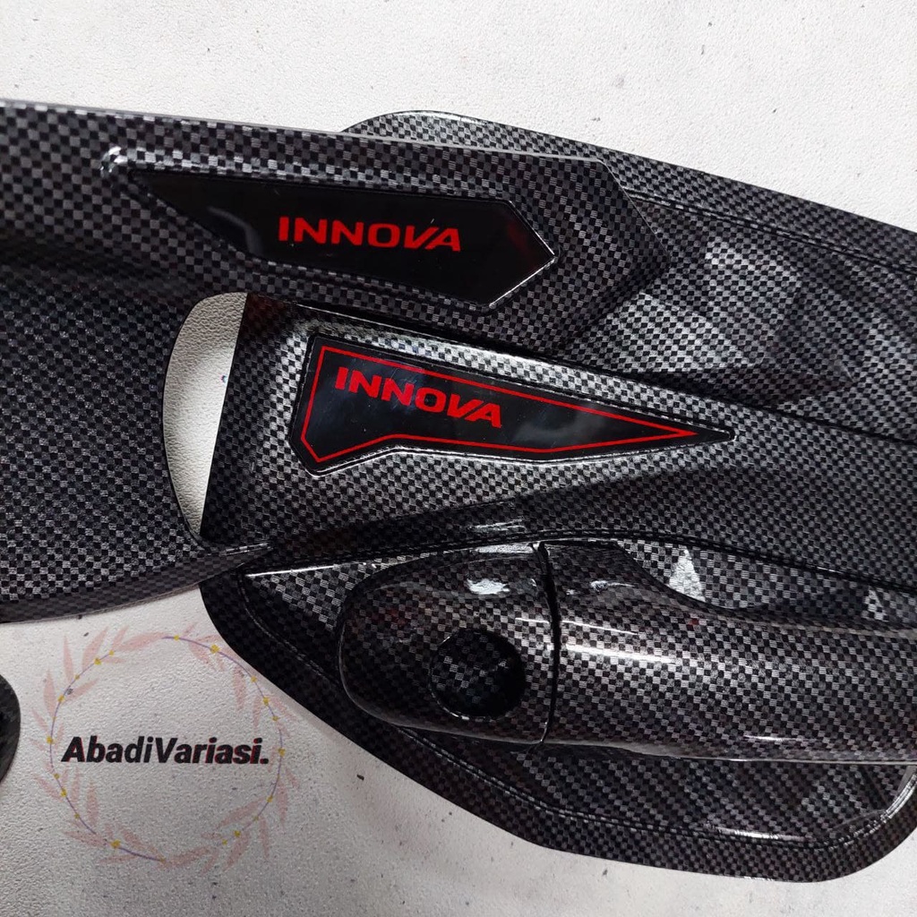 Paket Outer Handle Tank Cover Mobil All New Innova Reborn Full Carbon Elegan