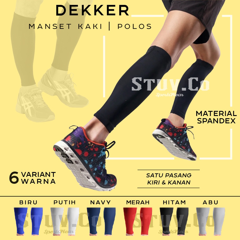 BASELAYER BETIS LEG BRACE MANSET DEKER DEKKER KAKI MANSET PELINDUNG BETIS OLAHRAGA PRIA WANITA