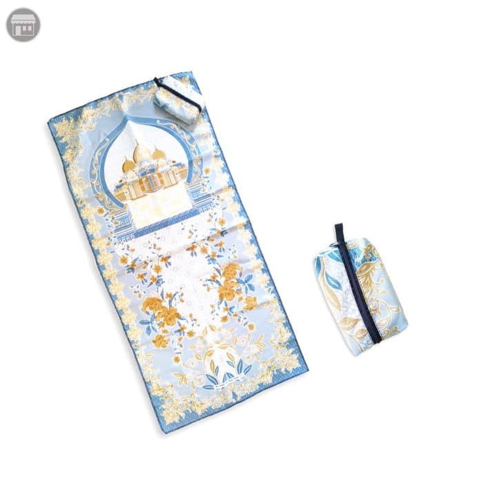 Sajadah Saten Motif AbuDabi/Harga Grosir/Bisa Bayar Ditempat/Best Seller