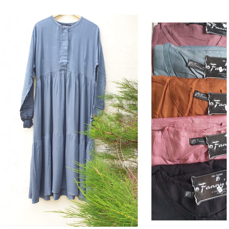 tunik rayon twill jumbo murah premium