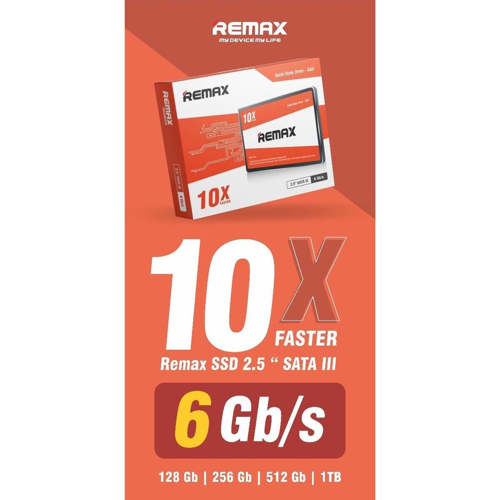 REMAX SSD 512GB Remax 2,5inch SATA III 6Gbps