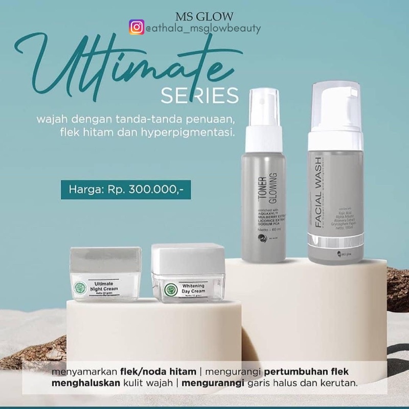 (FREE GIFT) MS GLOW / WHITENING / LUMINOUS / ACNE /ULTIMATE