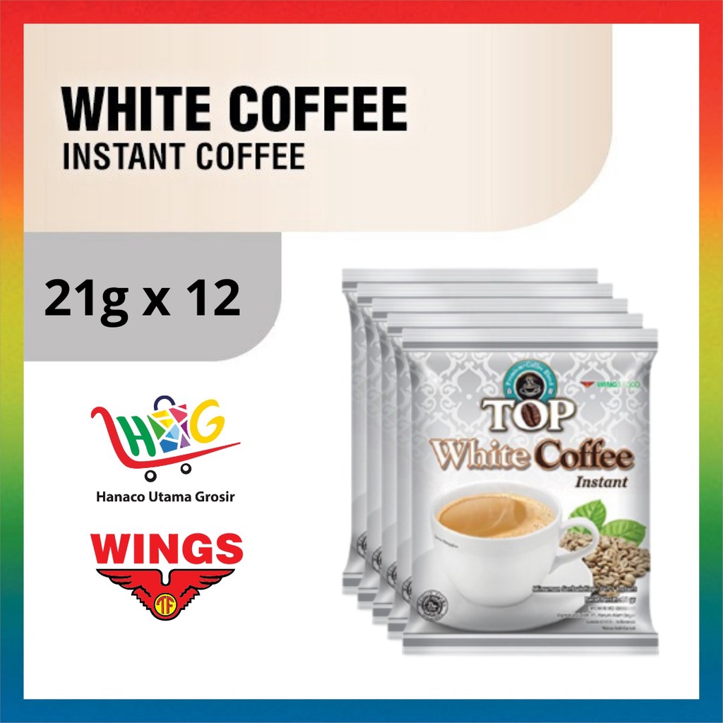 Top White Coffee 12 x 21 gram [ 1 PAK ]