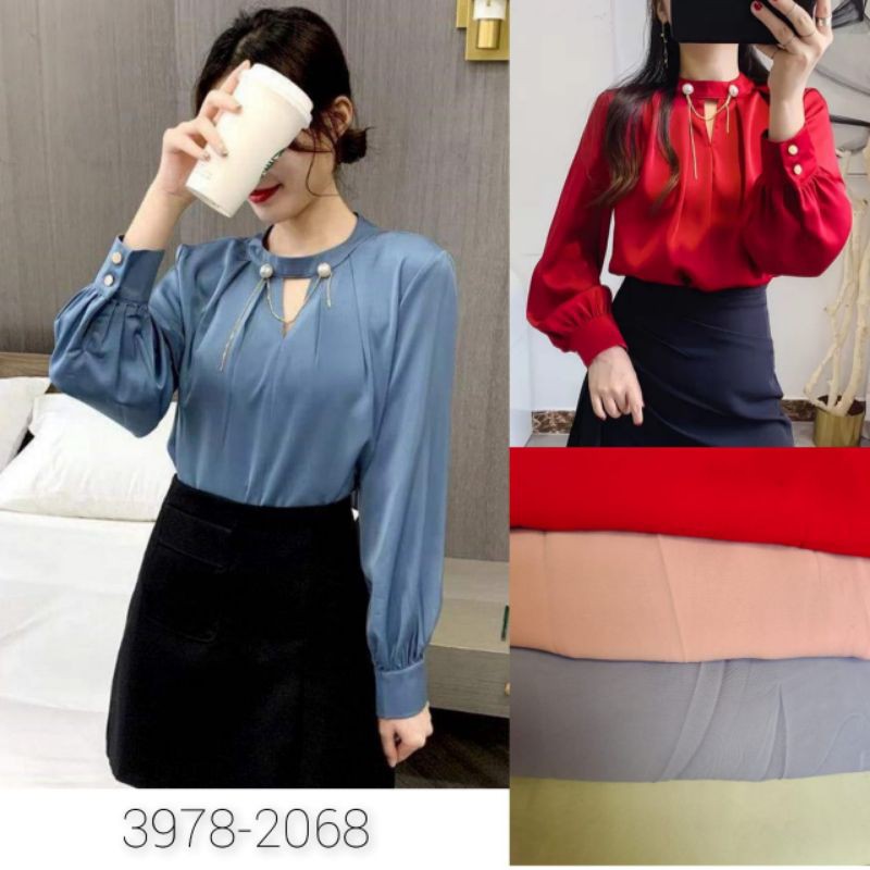 JC88 - (SALE) Miyu Blouse Silk Premium