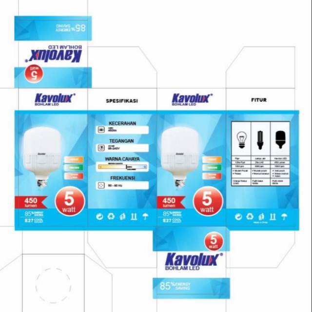 BOHLAM LAMPU LED CAPSULE KAVOLUX 5WATT