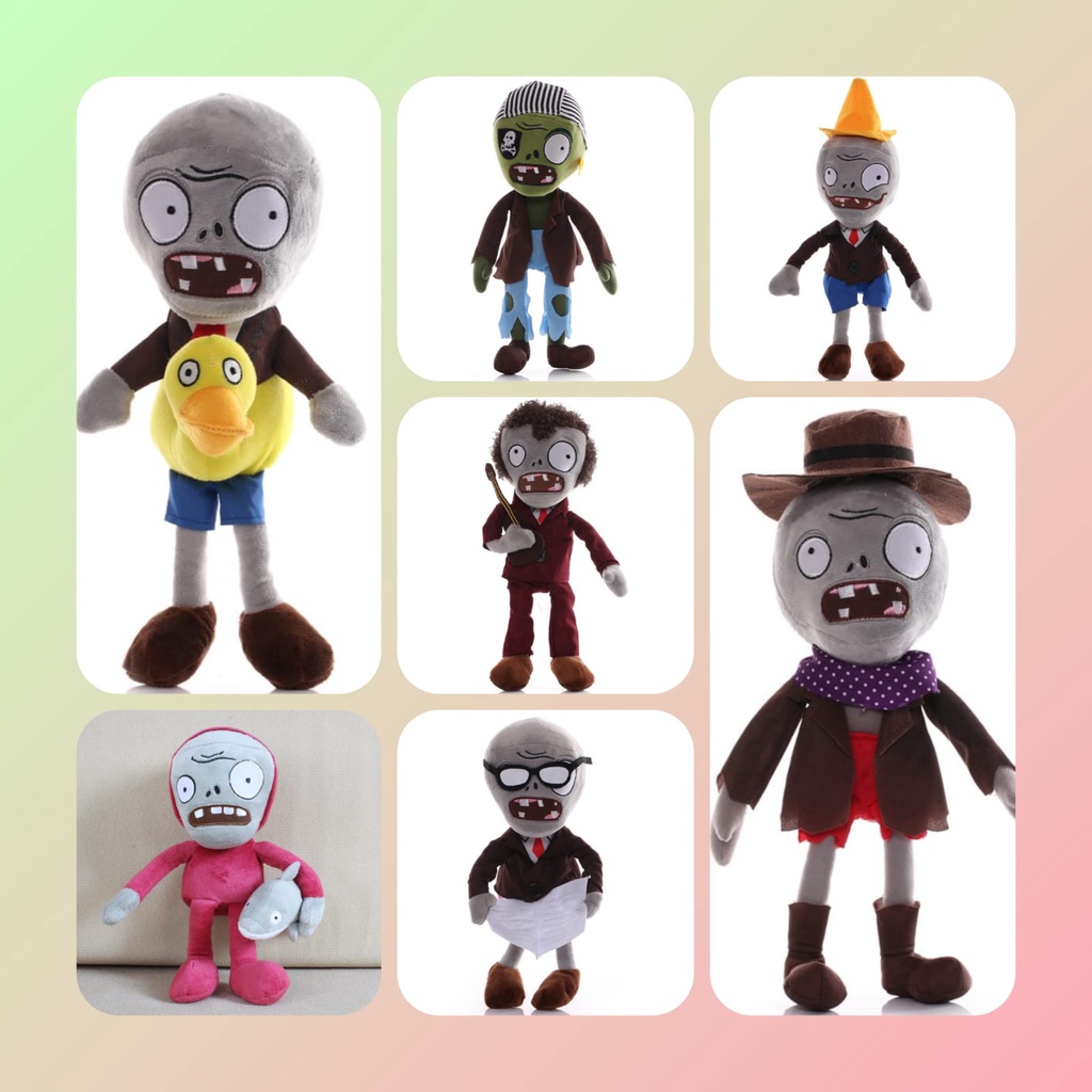 MOMBABY1 Kado Mainan Anak Boneka Plants vs Zombie / Mainan Anak Plant vs zombie