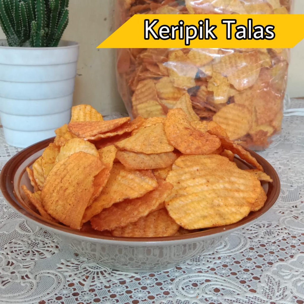 

kripik talas rasa ayam geprek 500gr