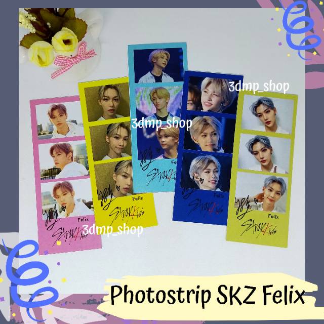 [5 Lembar] Photostrip Stray Kids Felix Kpop