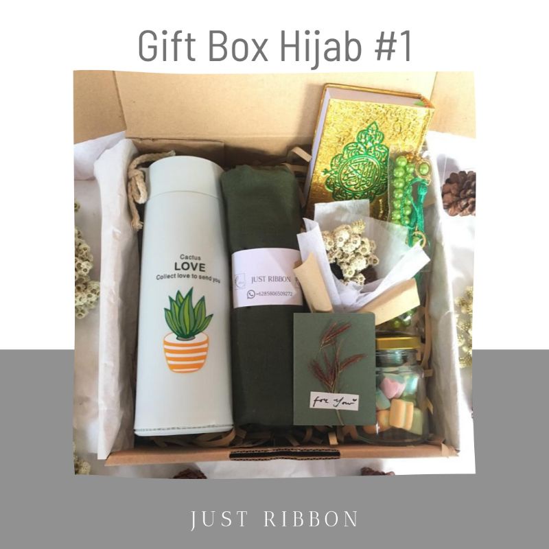 

JUST RIBBON - Gift Box Hijab Square Polos #1