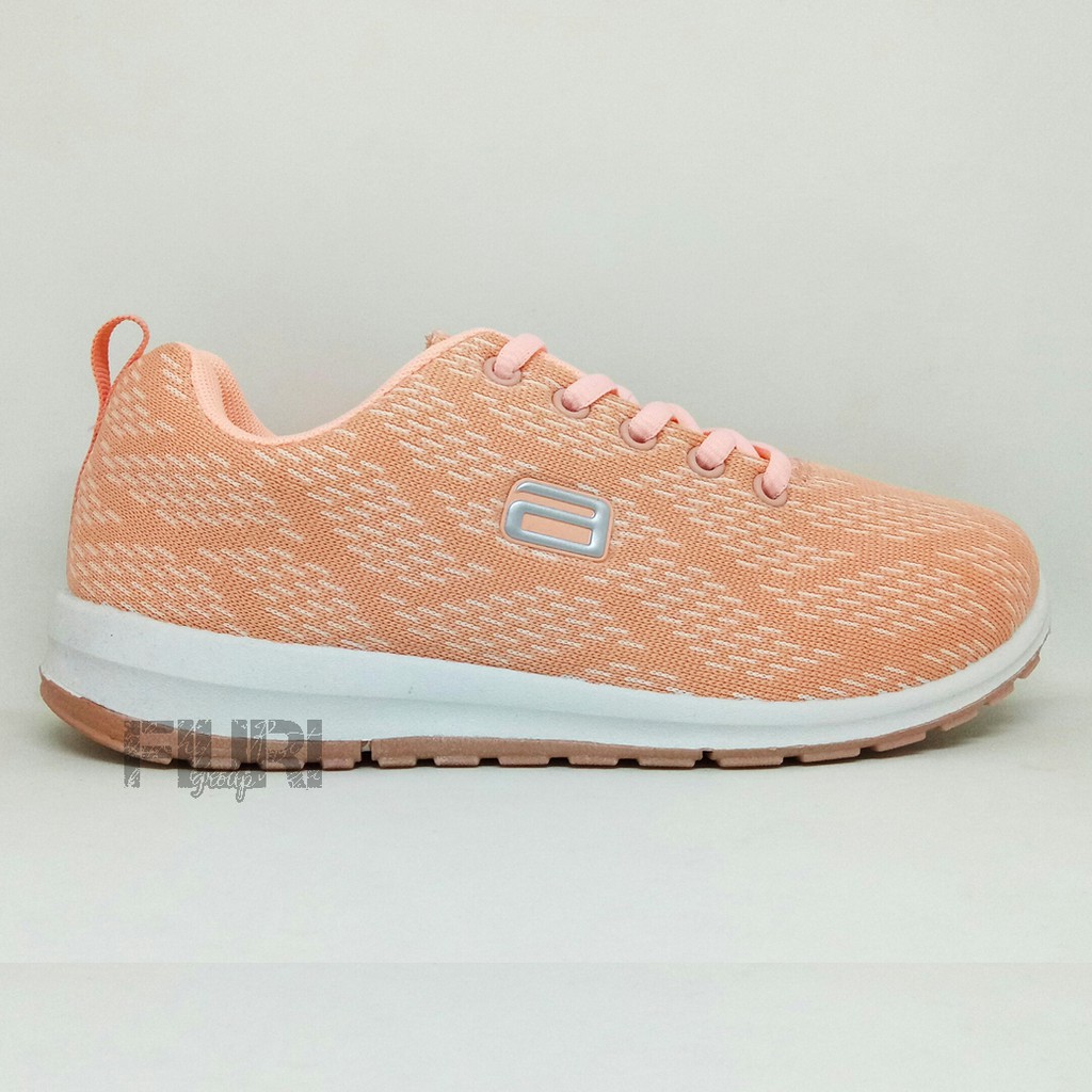 FIURI - ANDO ORIGINAL - OCHI 37-40 PEACH - SEPATU SNEAKERS SPORT KANVAS SOL KARET ANAK PEREMPUAN - SEPATU KETS FASHION TRENDY WANITA DEWASA - SEPATU OLAHRAGA LARI FITNES SENAM KERJA KULIAH BERTALI CEWEK MURAH PROMO DISKON BONUS KAOS KAKI