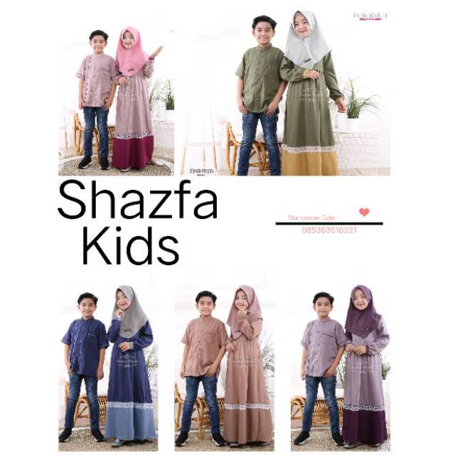 Shazfa Couple Kids Fania Hijab