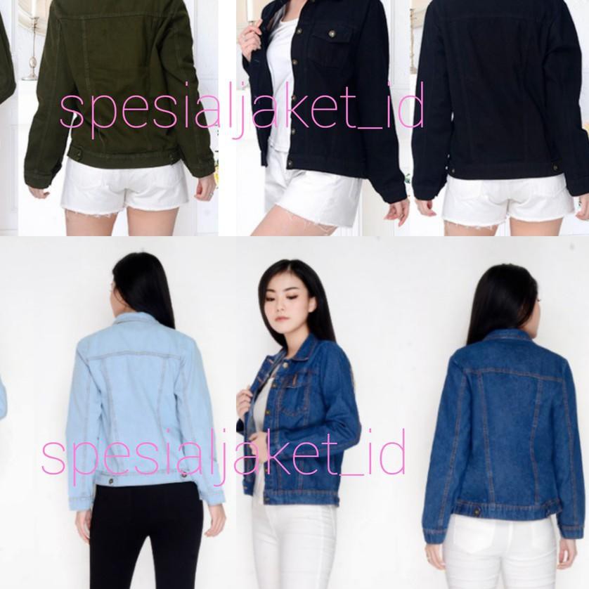 Produk semua ready yaJAKET JEANS CEWEK SIZE M-LNo.(A37B48)