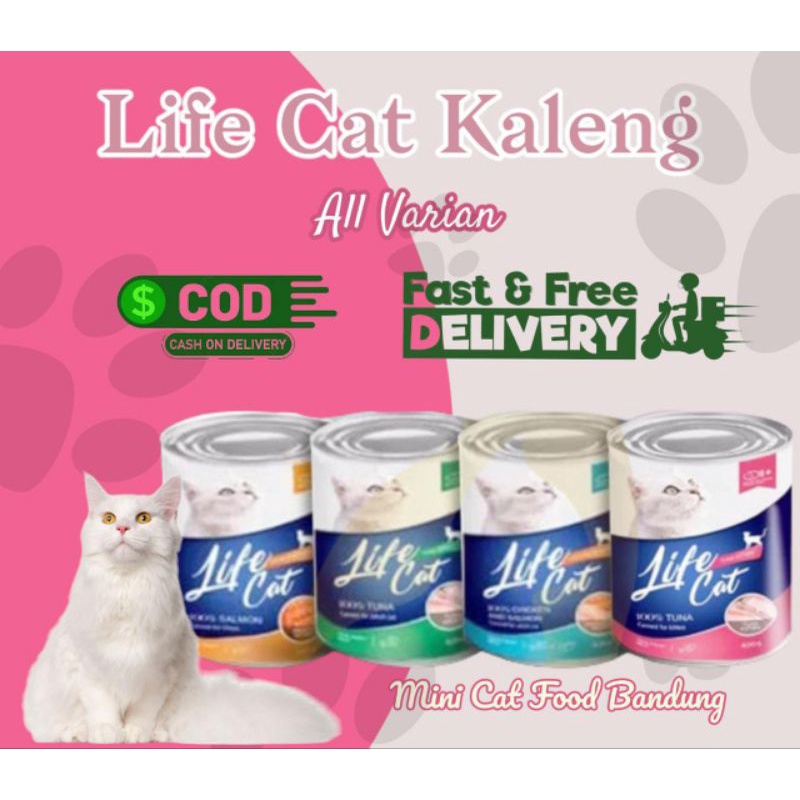 Jual Life Cat Kaleng Makanan Kucing Basah Gr Mengandung Banyak